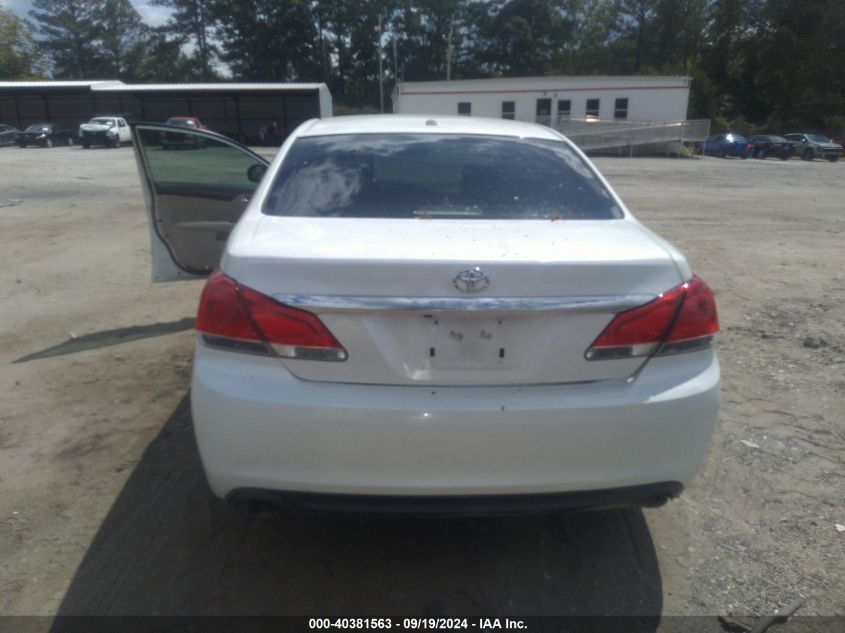 2011 Toyota Avalon Limited VIN: 4T1BK3DB6BU396359 Lot: 40381563