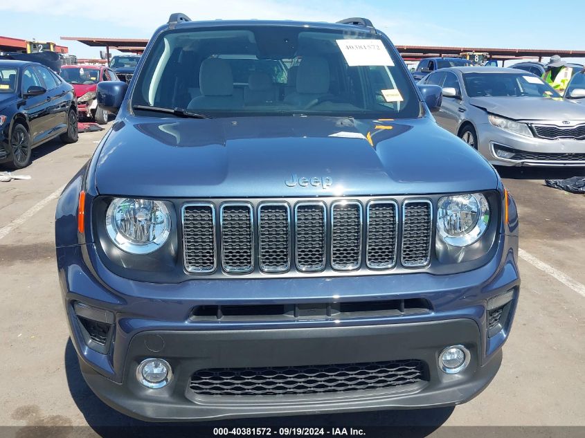 2020 Jeep Renegade Latitude Fwd VIN: ZACNJABB2LPM01231 Lot: 40381572