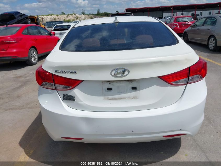 2012 Hyundai Elantra Gls VIN: 5NPDH4AE6CH098003 Lot: 40381582