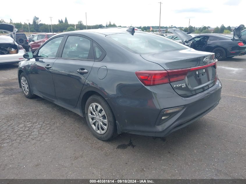 VIN 3KPF24AD1ME394666 2021 KIA Forte, FE no.3