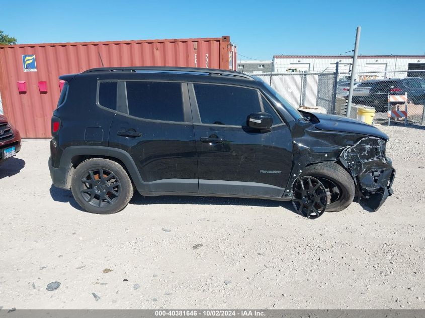 2019 Jeep Renegade Altitude Fwd VIN: ZACNJABB6KPK43474 Lot: 40381646