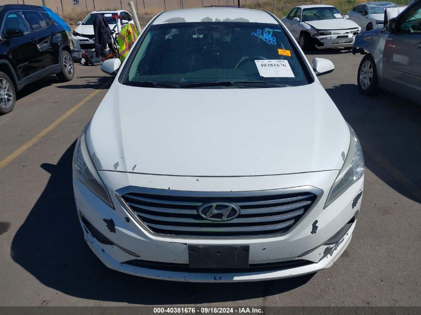 2016 Hyundai Sonata Se VIN: 5NPE24AF6GH393834 Lot: 40381676