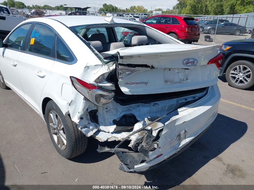 2016 Hyundai Sonata Se VIN: 5NPE24AF6GH393834 Lot: 40381676