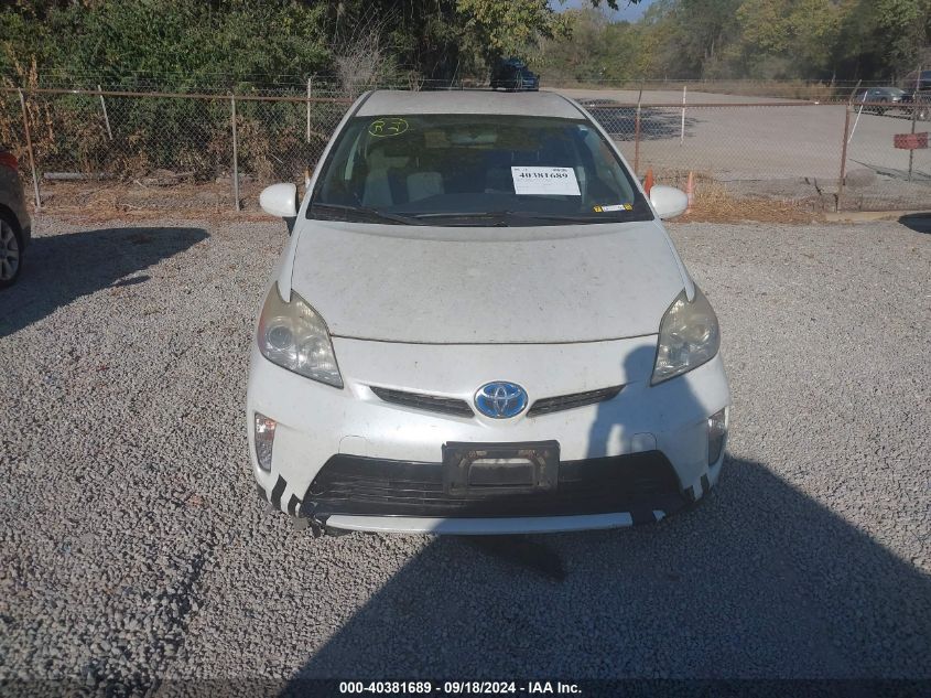 2012 Toyota Prius Two VIN: JTDKN3DU2C1482283 Lot: 40381689