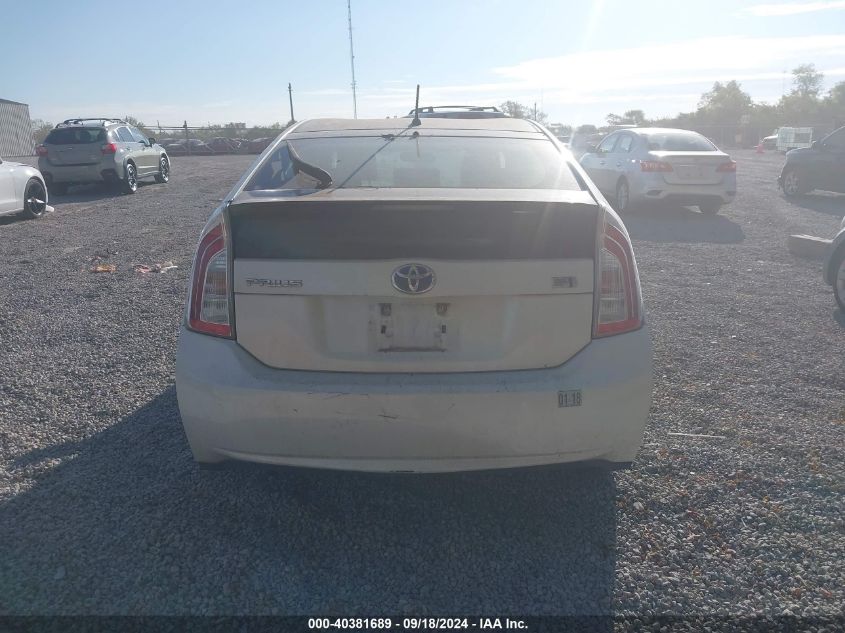 2012 Toyota Prius Two VIN: JTDKN3DU2C1482283 Lot: 40381689