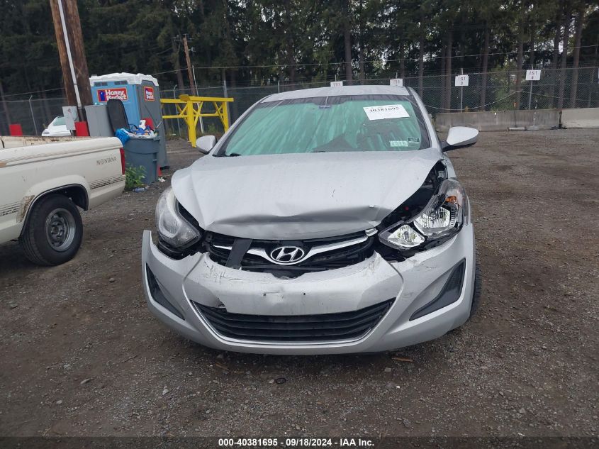 2014 Hyundai Elantra Se/Sport/Limited VIN: KMHDH4AE0EU218608 Lot: 40381695