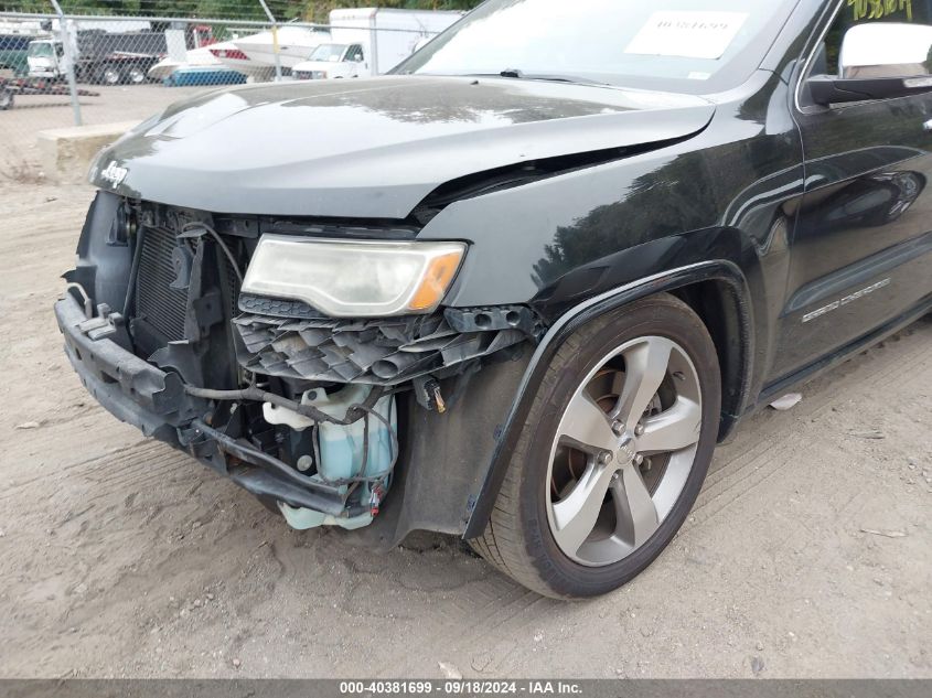 2014 Jeep Grand Cherokee Overland VIN: 1C4RJFCT8EC125203 Lot: 40381699