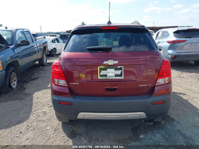 2016 Chevrolet Trax Lt VIN: 3GNCJLSB6GL172371 Lot: 40381700