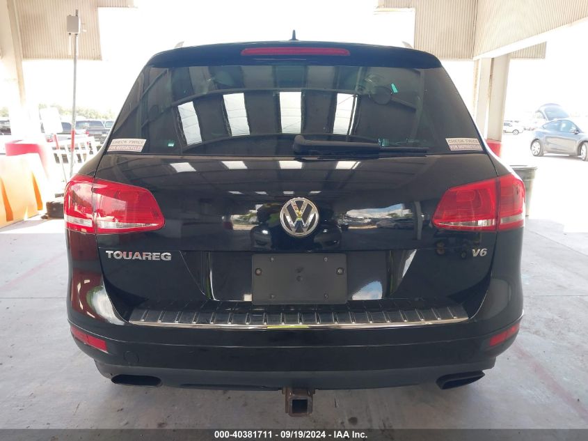 2014 Volkswagen Touareg 3.6L Lux VIN: WVGEF9BP1ED000877 Lot: 40381711