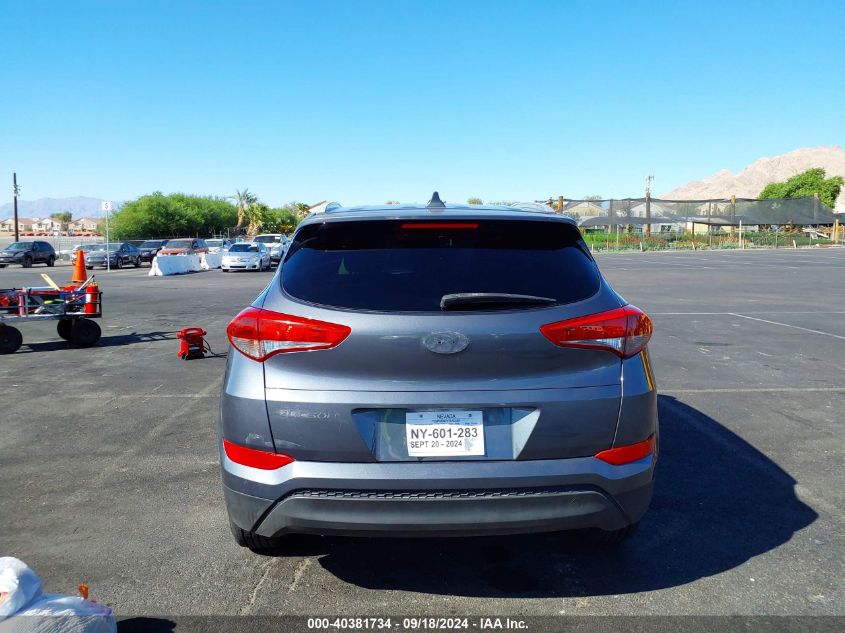 2018 Hyundai Tucson Sel VIN: KM8J33A44JU679212 Lot: 40952017