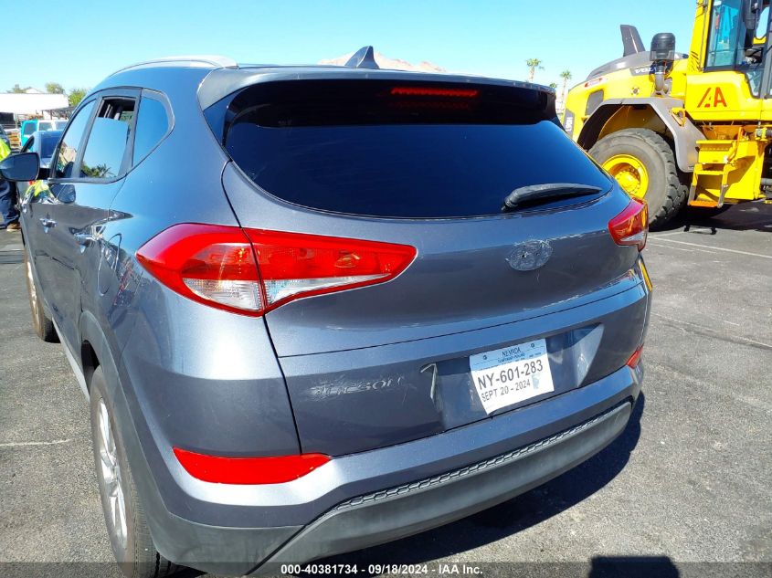 2018 Hyundai Tucson Sel VIN: KM8J33A44JU679212 Lot: 40952017