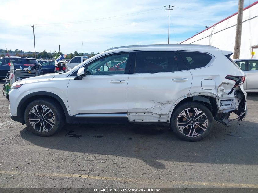 2019 Hyundai Santa Fe Ultimate 2.0T VIN: 5NMS5CAA0KH074069 Lot: 40381766