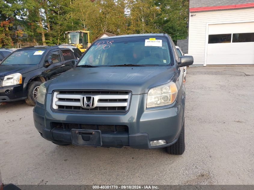 2006 Honda Pilot Ex-L VIN: 2HKYF18546H522701 Lot: 40381770