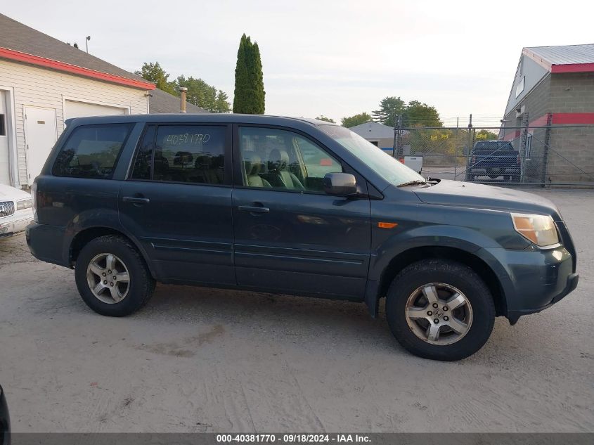 2006 Honda Pilot Ex-L VIN: 2HKYF18546H522701 Lot: 40381770