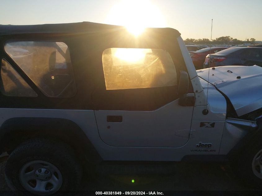 2003 Jeep Wrangler X VIN: 1J4FA39S63P351899 Lot: 40381849