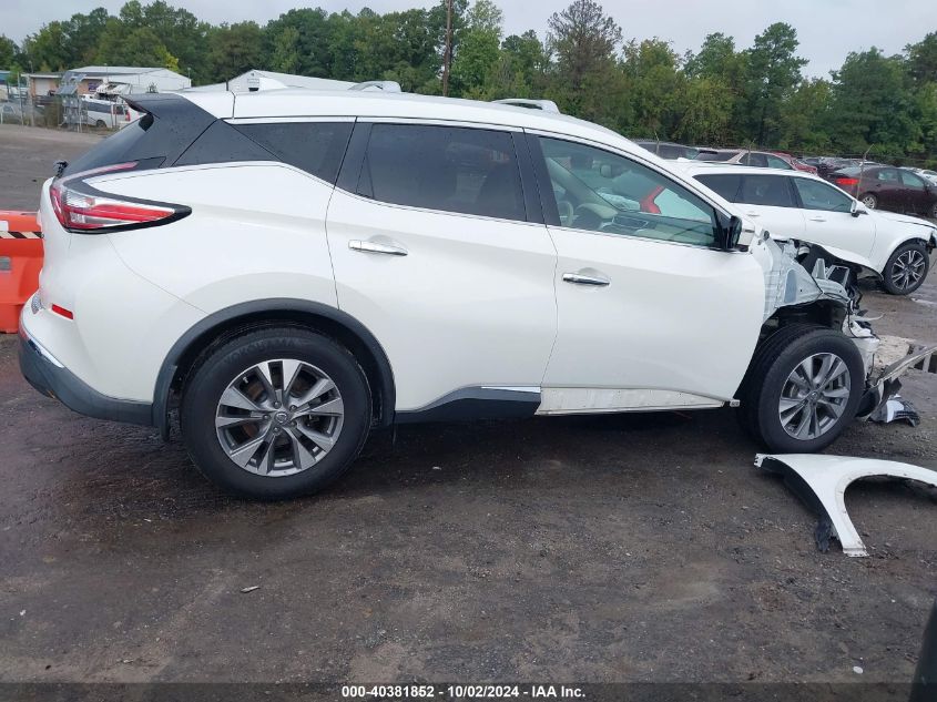 5N1AZ2MGXJN127593 2018 Nissan Murano Sl