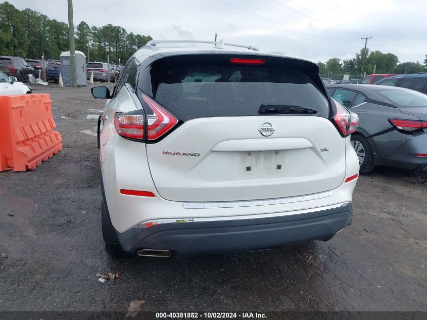 5N1AZ2MGXJN127593 2018 Nissan Murano Sl