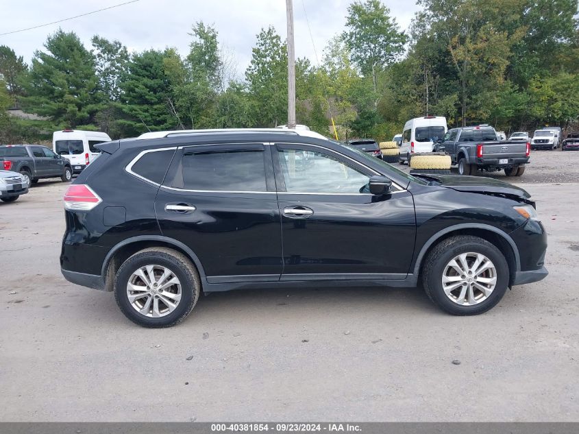 2015 Nissan Rogue Sv VIN: KNMAT2MV2FP542553 Lot: 40381854