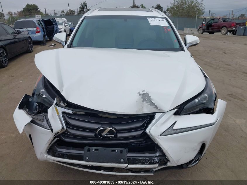 2016 Lexus Nx 200T VIN: JTJYARBZ3G2043114 Lot: 40381859