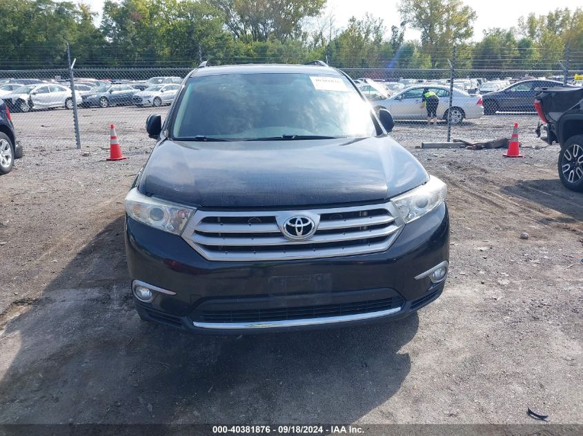 2013 Toyota Highlander Se V6 VIN: 5TDBK3EHXDS204567 Lot: 40381876