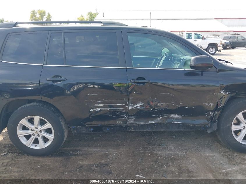 2013 Toyota Highlander Se V6 VIN: 5TDBK3EHXDS204567 Lot: 40381876