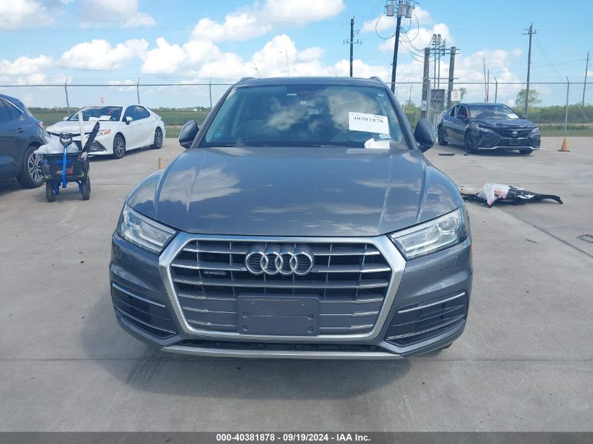 2018 Audi Q5 2.0T Premium/2.0T Tech Premium VIN: WA1ANAFY3J2012989 Lot: 40381878