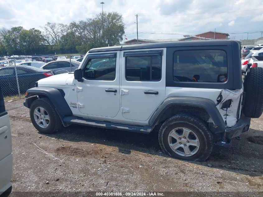 2021 Jeep Wrangler Unlimited Sport Rhd 4X4 VIN: 1C4HJXKN1MW591332 Lot: 40381886