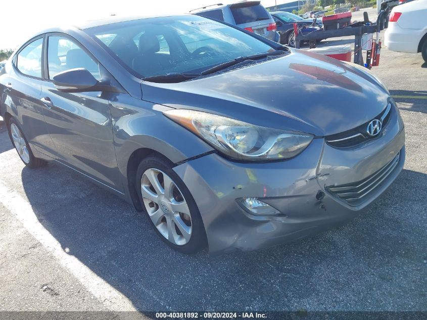 2013 Hyundai Elantra Limited VIN: 5NPDH4AE7DH197236 Lot: 40381892