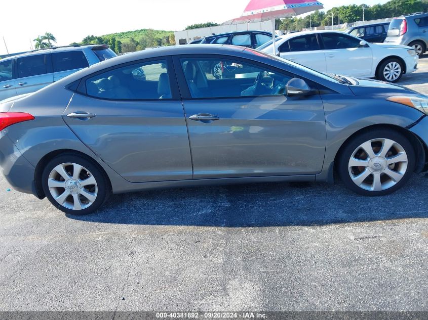 2013 Hyundai Elantra Limited VIN: 5NPDH4AE7DH197236 Lot: 40381892