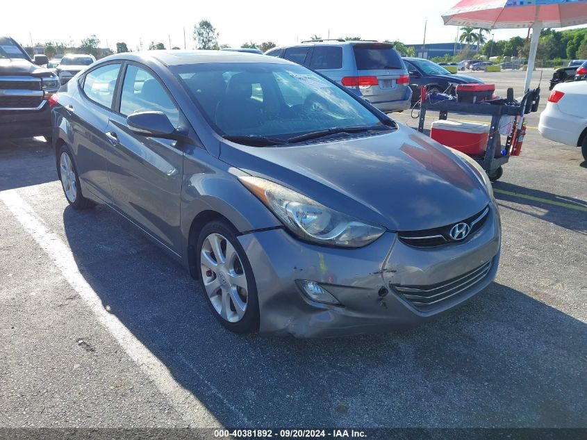 2013 Hyundai Elantra Limited VIN: 5NPDH4AE7DH197236 Lot: 40381892