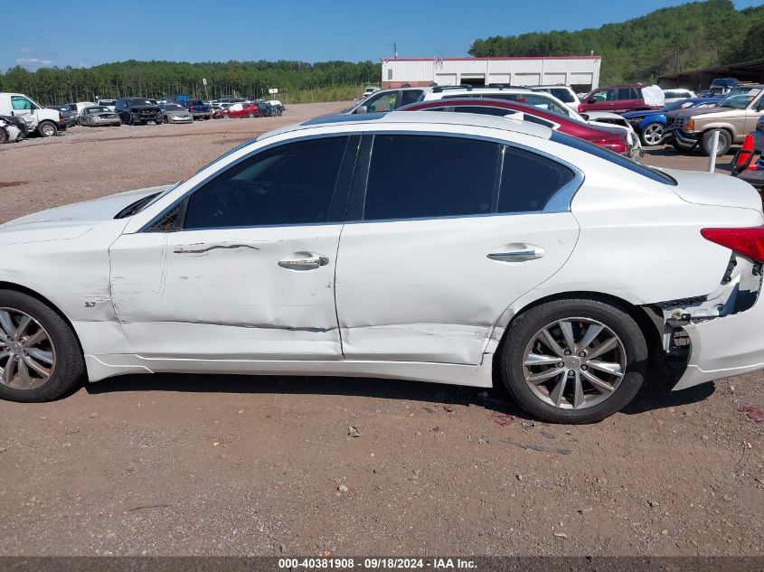 2014 Infiniti Q50 Premium VIN: JN1BV7AR0EM686530 Lot: 40381908