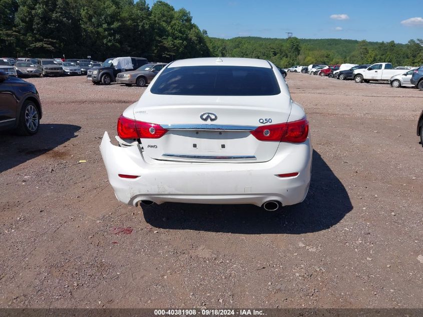 2014 Infiniti Q50 Premium VIN: JN1BV7AR0EM686530 Lot: 40381908