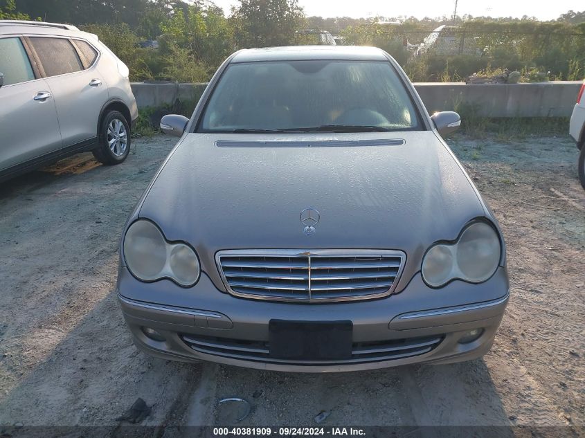 2007 Mercedes-Benz C 280 Luxury 4Matic VIN: WDBRF92H87F912894 Lot: 40381909