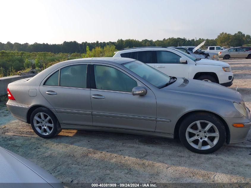 2007 Mercedes-Benz C 280 Luxury 4Matic VIN: WDBRF92H87F912894 Lot: 40381909