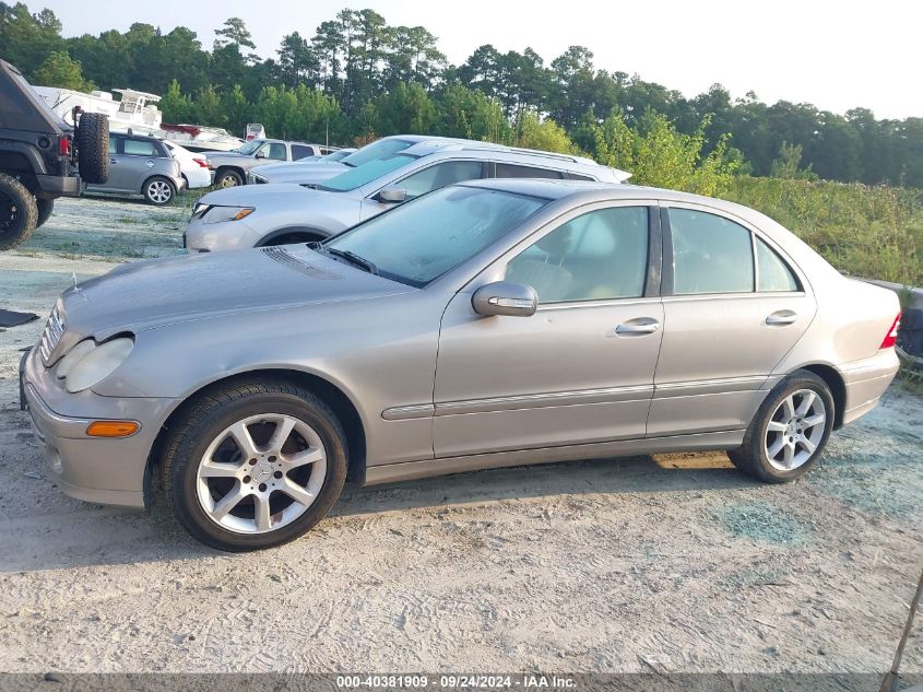 2007 Mercedes-Benz C 280 Luxury 4Matic VIN: WDBRF92H87F912894 Lot: 40381909