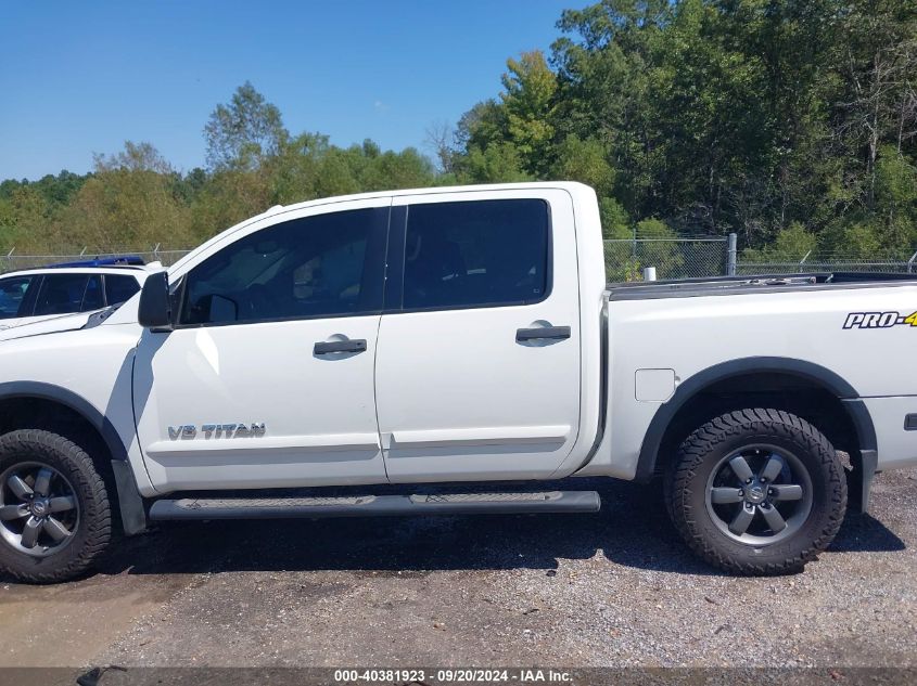 2014 Nissan Titan Pro-4X VIN: 1N6BA0EC5EN502146 Lot: 40381923