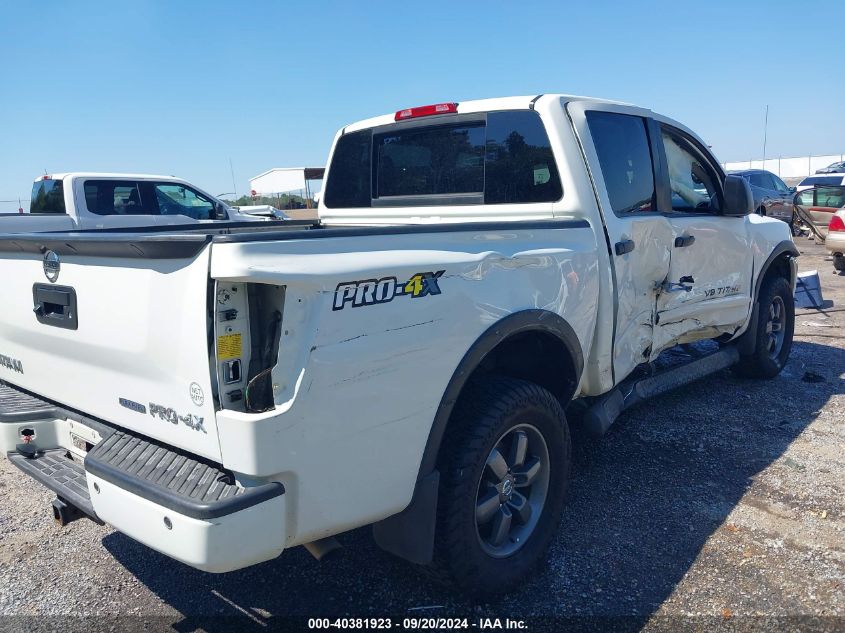 2014 Nissan Titan Pro-4X VIN: 1N6BA0EC5EN502146 Lot: 40381923