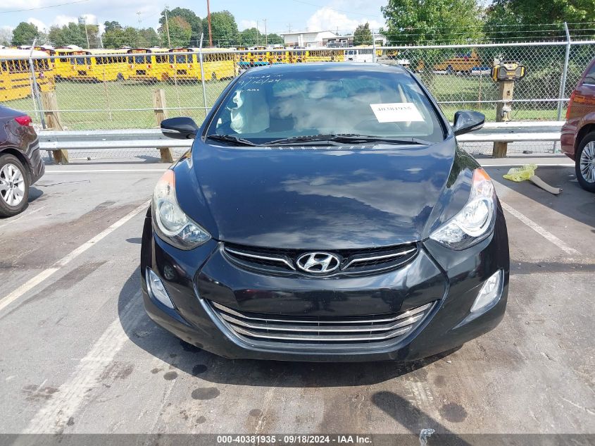 2013 Hyundai Elantra Limited VIN: KMHDH4AEXDU730309 Lot: 40381935