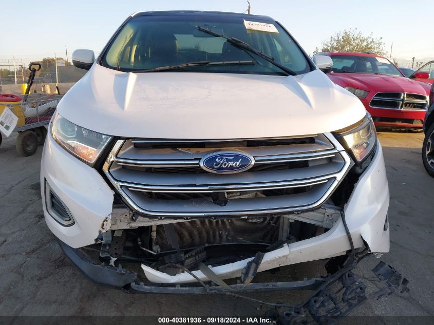 2018 Ford Edge Sel VIN: 2FMPK3J84JBB79766 Lot: 40381936