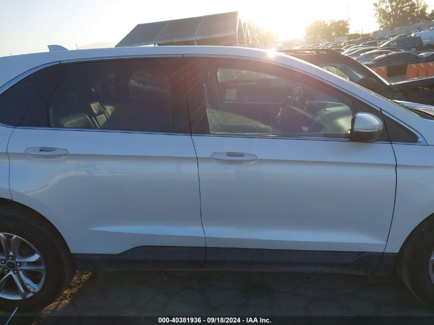 2018 Ford Edge Sel VIN: 2FMPK3J84JBB79766 Lot: 40381936