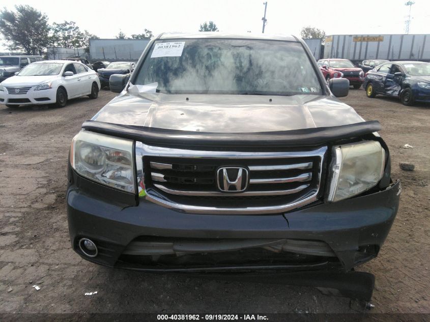 2013 Honda Pilot Ex-L VIN: 5FNYF4H51DB009810 Lot: 40381962