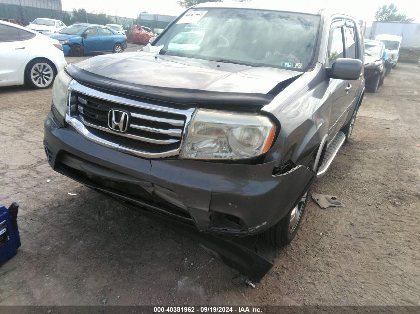 2013 Honda Pilot Ex-L VIN: 5FNYF4H51DB009810 Lot: 40381962