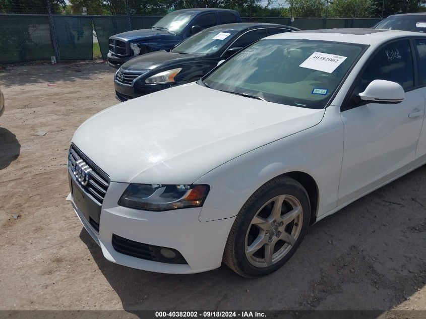 2009 Audi A4 2.0T Premium VIN: WAULF78K99N016530 Lot: 40382002