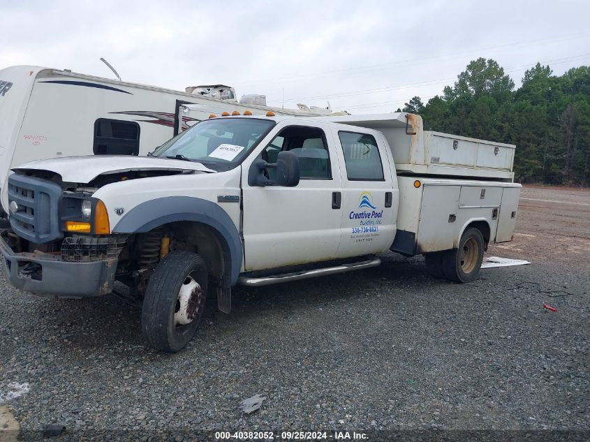 2007 Ford F-550 Chassis Lariat/Xl/Xlt VIN: 1FDAW56Y97EA13724 Lot: 40382052