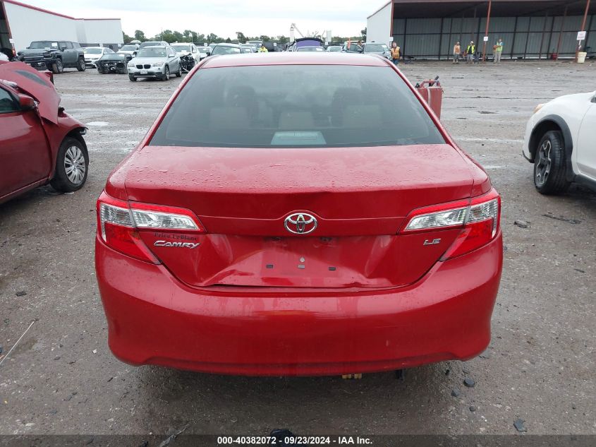 2012 Toyota Camry Se/Le/Xle VIN: 4T4BF1FK0CR259429 Lot: 40382072