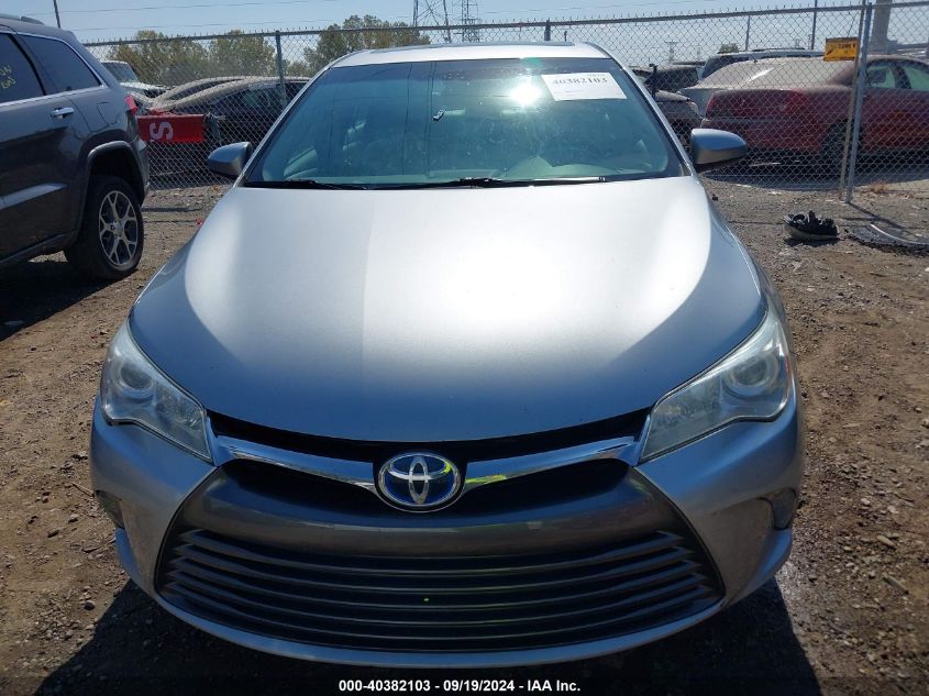 2015 Toyota Camry Hybrid Xle VIN: 4T1BD1FK6FU167956 Lot: 40382103