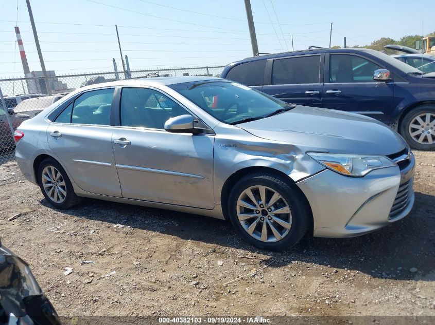 2015 Toyota Camry Hybrid Xle VIN: 4T1BD1FK6FU167956 Lot: 40382103