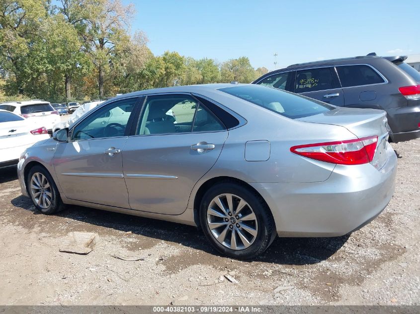 2015 Toyota Camry Hybrid Xle VIN: 4T1BD1FK6FU167956 Lot: 40382103