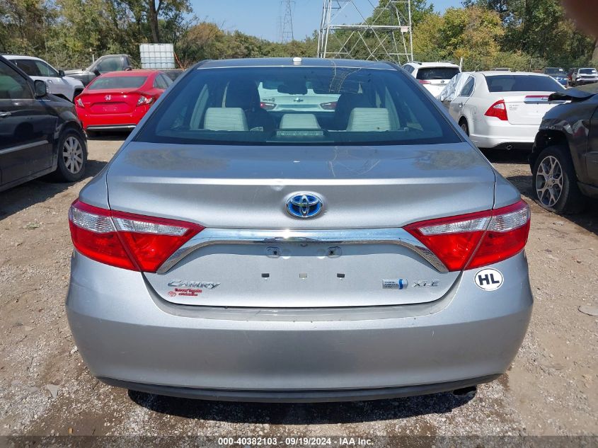 2015 Toyota Camry Hybrid Xle VIN: 4T1BD1FK6FU167956 Lot: 40382103