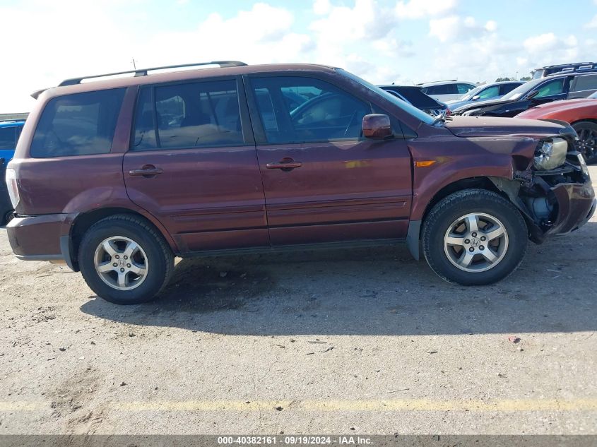 2008 Honda Pilot Se VIN: 5FNYF28398B024662 Lot: 40382161